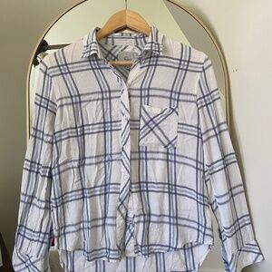 Rails Button Down Light Flannel Shirt, Size XS